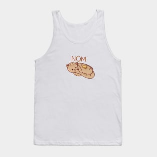 Nom Cat Bread Tank Top